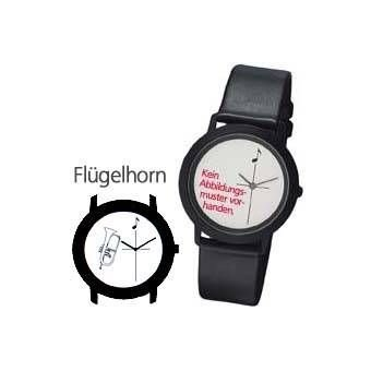 Armbanduhr Black "Flügelhorn"