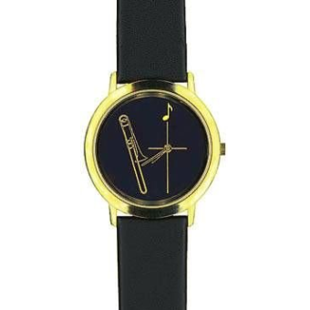 Armbanduhr Gold "Posaune"