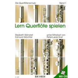         Lern Querflöte spielen Bd. 1 - Elisabeth Weinzierl & Edmund Wächter
    