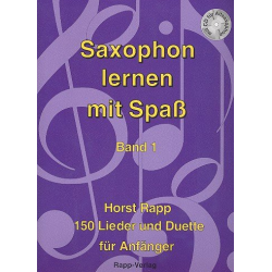         Saxophon lernen mit Spaß Band 1 - Horst Rapp
    