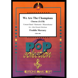         We Are The Champions - Freddie Mercury (Queen) / Arr. John Glenesk Mortimer
    
