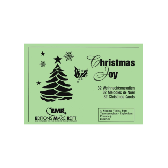 Christmas Joy / 32 Weihnachtsmelodien (4. Part: Tenor Sax - Euphonium - Trombone ( Treble Clef)