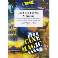         Don't Cry For Me, Argentina - Andrew Lloyd Webber / Arr. Norman Tailor
    