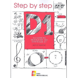         Step by Step D1 - Allgemeine Musiklehre für Einsteiger D1 Arbeitsheft - Bernd Nawrat
    