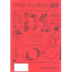         Step by Step D1 - Allgemeine Musiklehre Einsteiger D1 Lösungsheft - Bernd Nawrat
    