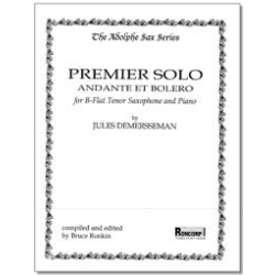         Premier Solo, Andante et Bolero - tenor sax and piano - Jules Demersseman
    