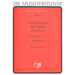         Zwei Sonatinen alter Meister (Klarinetten-Quartett) - Muzio Clementi / Arr. Franz Watz
    