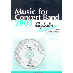 Promo Kat + CD: Gobelin - Concert Band Catalogue 2002-2003
