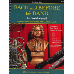         Bach and Before for Band - Book 1 - Full Score - Johann Sebastian Bach / Arr. David Newell
    