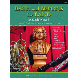         Bach and Before for Band - Book 1 - Flute - Johann Sebastian Bach / Arr. David Newell
    