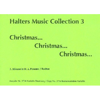HMC3 Christmas-Christmas-Christmas - Sammlung (5. Stimme in Bb - 2. Posaune / Bariton)