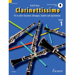         Clarinettissimo - Schule Band 1 mit Online Material Audio - Rudolf Mauz
    