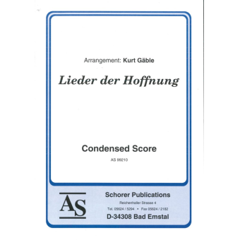 Lieder der Hoffnung - 00 Condensed Score (Direktion)