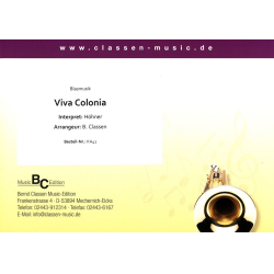         Viva Colonia - Höhner / Arr. Bernd Classen
    