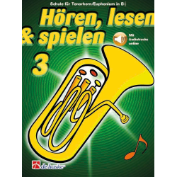         Hören, lesen & spielen 3 Tenorhorn/Euphonium B TC - Joop Boerstoel / Arr. Jaap Kastelein
    