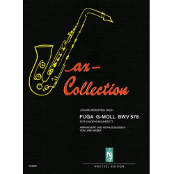         Fuge G-Moll BWV 578 (Saxophon Quartett) - Johann Sebastian Bach / Arr. Uwe Heger
    