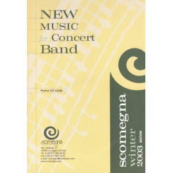 Promo Kat + CD: Scomegna - New Music for Concert Band 2003