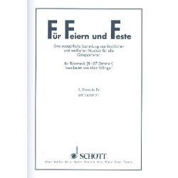         Für Feiern und Feste (10 Horn 1 in Eb) - Max Villinger
    