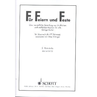 Für Feiern und Feste (11 Horn 2 in Eb)