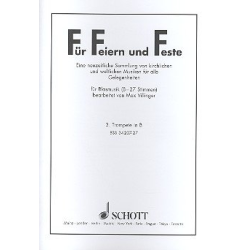         Für Feiern und Feste (16 Trompete 3 in Bb) - Max Villinger
    