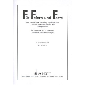Für Feiern und Feste (20 Tenorhorn 2 in Bb)