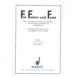         Für Feiern und Feste (30 Bariton in Bb) - Max Villinger
    