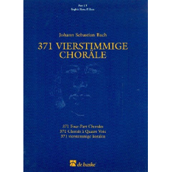         371 Vierstimmige Choräle ( 2 F ) - Johann Sebastian Bach / Arr. Hans Algra
    
