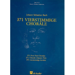         371 Vierstimmige Choräle ( 3 C BC ) - Johann Sebastian Bach / Arr. Hans Algra
    