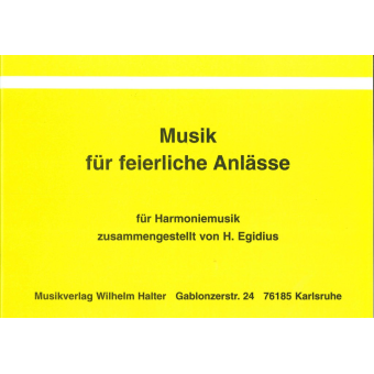 Musik für feierliche Anlässe - 39 Bariton in Bb