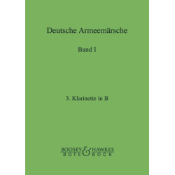         Deutsche Armeemärsche Band 1 - 08 3. Klarinette in Bb - Friedrich Deisenroth
    