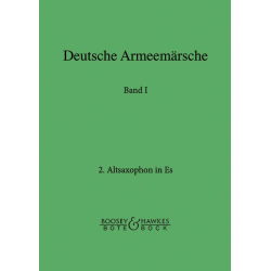         Deutsche Armeemärsche Band 1 - 12 2. Altsaxophon in Eb - Friedrich Deisenroth
    