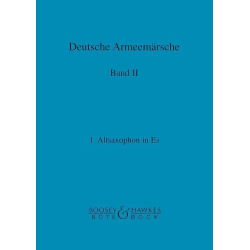         Deutsche Armeemärsche Band 2 - 11 1. Altsaxophon in Eb
    
