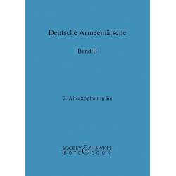         Deutsche Armeemärsche Band 2 - 12 2. Altsaxophon in Eb
    
