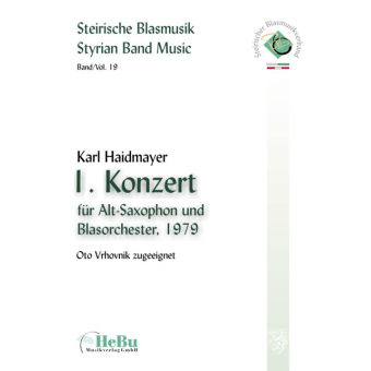 1. Konzert für Altsaxophon und Bläserensemble