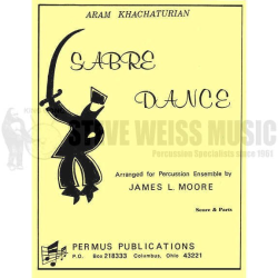         Sabre Dance für 3-7 Spieler (Percussion) - Aram Khachaturian (Khatchaturian) / Arr. James Moore
    