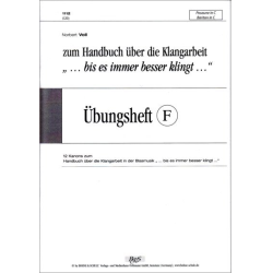         "..bis es immer besser klingt.." Stimme F - (Posaune, Bariton in C) - Norbert Voll
    