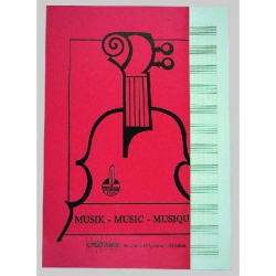         Notenblock DIN A4 hoch 12 Sys m. Hilfsl.
    