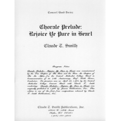         Chorale Prelude On A German Hymn Tune - Claude T. Smith
    