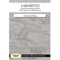         Larghetto - Wolfgang Amadeus Mozart / Arr. Willy Hautvast
    