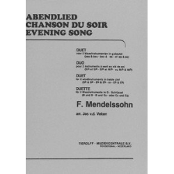         Abendlied / Evening Song - Felix Mendelssohn-Bartholdy / Arr. Jos van der Veken
    