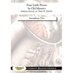         Four little pieces by old masters - Melchior Franck / Arr. Hans M. Scheifes
    