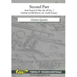         Second Part from Sonate G-dur op. 49 - Ludwig van Beethoven / Arr. André Lemarc
    