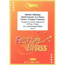         Ave Maria (Bach-Gounod) / Halleluja (Händel) / Trumpet Voluntary (Clarke) - Jean-Francois Michel / Arr. Jean-Francois Michel
    