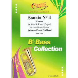         Sonata No. 4 in E minor - Johann Ernst Galliard / Arr. John Glenesk Mortimer
    