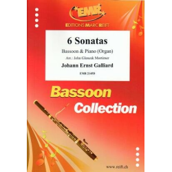         6 Sonatas - Johann Ernst Galliard / Arr. John Glenesk Mortimer
    