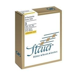         Blätter - Esser (Steuer) Solo White Line - Bb-Klarinette - Dt Schnitt - 10er Pck - Stärke 3
    