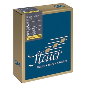 Blätter - Esser (Steuer) Blue Line S800 - Bb-Klarinette - Dt Schnitt - 10er Pck - Stärke 3 1/2