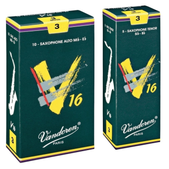 Blätter - Vandoren V16 - Sopran Saxophon - 10er Packung - Stärke 3