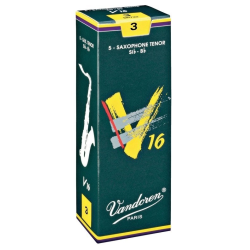         Blätter - Vandoren V16 - Tenor Saxophon - 5er Packung - Stärke 3 1/2
    