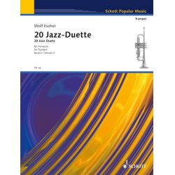         20 Jazz-Duette für Fortgeschrittene, Band 2 - Wolf Escher
    